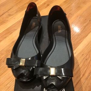 Melissa flats- black/tortoise